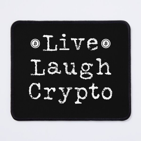 Item preview, Funny Crypto Gift Live Laugh Bitcoin Cryptocurrency Investor designed and sold by carlhunt99.