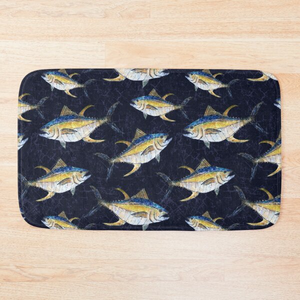 Item preview, Yellowfin Tuna Pattern - Deep Blue Sea designed and sold by Michelebuttons.