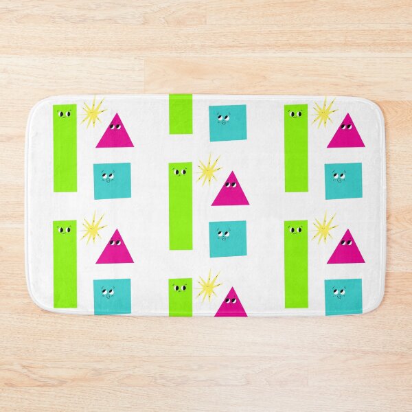 Item preview, Shapes with cartoon faces: rectangle, star, triangle and square. designed and sold by LinaKarolina13.