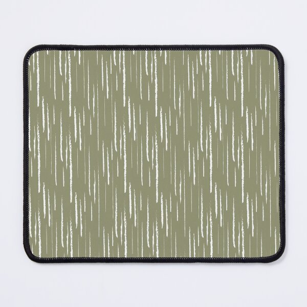 Item preview, Green and White Grunge Vertical Stripe Pattern Pairs DE 2022 Trending Color Desert Sage DET505 designed and sold by ColorOfTheYears.