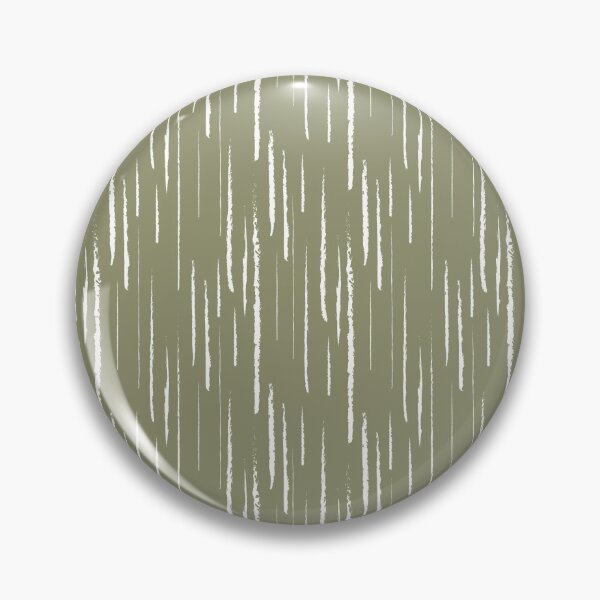 Item preview, Green and White Grunge Vertical Stripe Pattern Pairs DE 2022 Trending Color Desert Sage DET505 designed and sold by ColorOfTheYears.