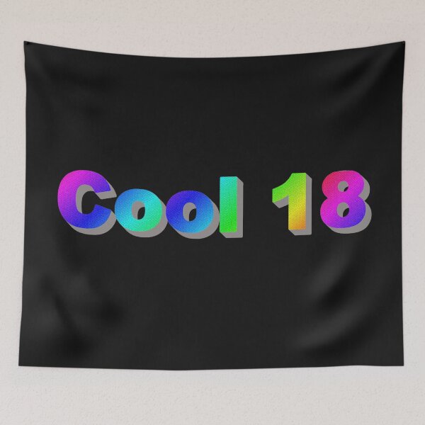Item preview, cool 18, statement 18, pretty gift idea 18 designed and sold by Kirei-Lily.