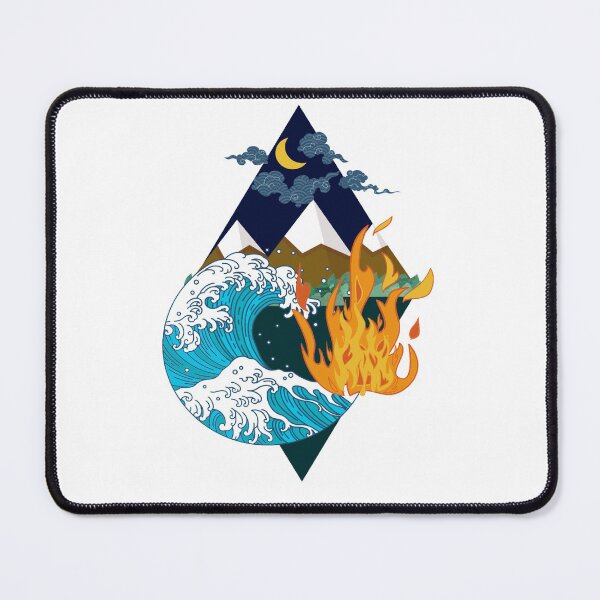 Item preview, Four Nature Element - Fire, Air, Earth, Water designed and sold by Avani01.