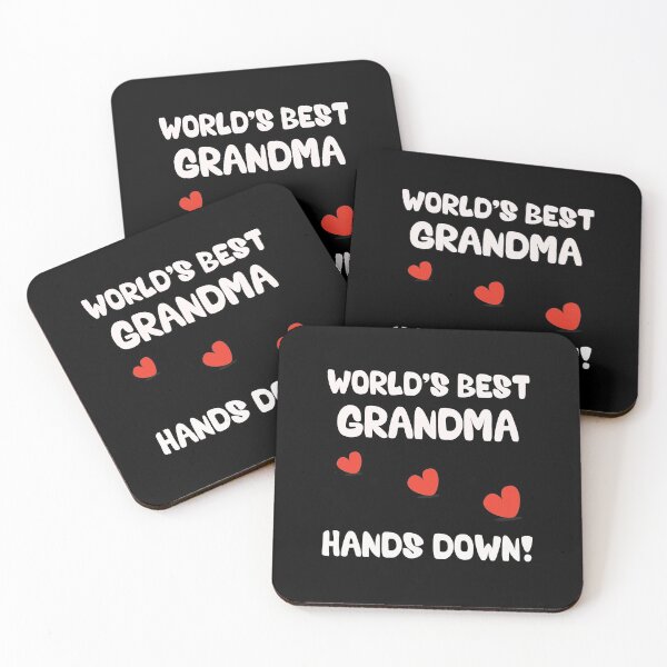 Item preview, Mens World's Best Grandma Hands Down,valentine's day, Make a Handprint Shirt designed and sold by FARESS-GENTLE.