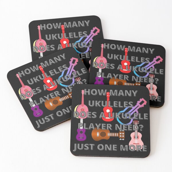 Item preview, How many ukuleles does a ukulele player need? designed and sold by Highhocreations.