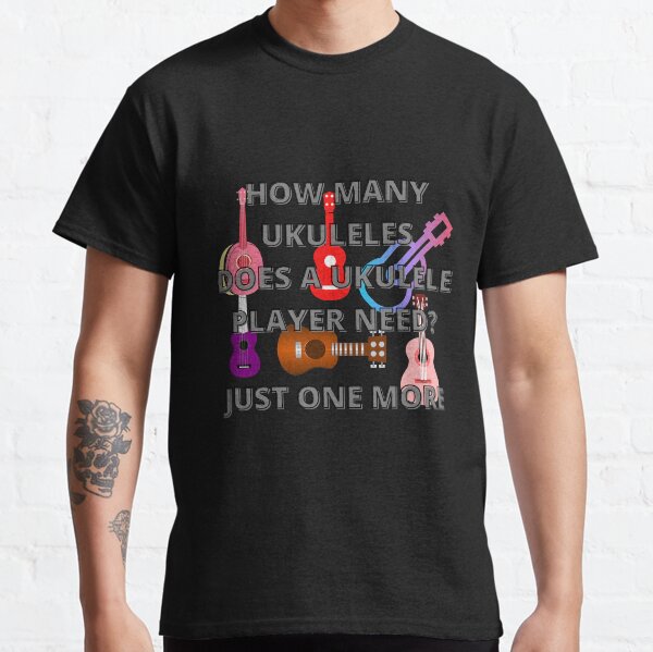 Item preview, How many ukuleles does a ukulele player need? designed and sold by Highhocreations.