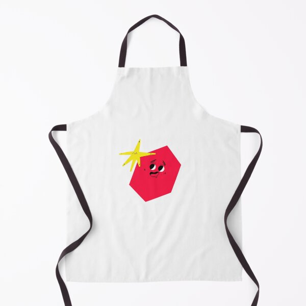 Item preview, Shapes in cartoon style: red rhombus and yellow star smile at each other designed and sold by LinaKarolina13.