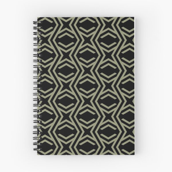 Item preview, Black and Green Zig Zag Stripe Star Pattern Pairs DE 2022 Trending Color Desert Sage DET505 designed and sold by ColorOfTheYears.