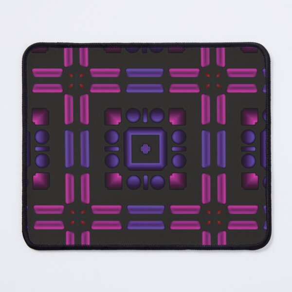 Item preview, Large Purple and Pink Grid, Plaid 3D pattern designed and sold by PeachPineapple1.