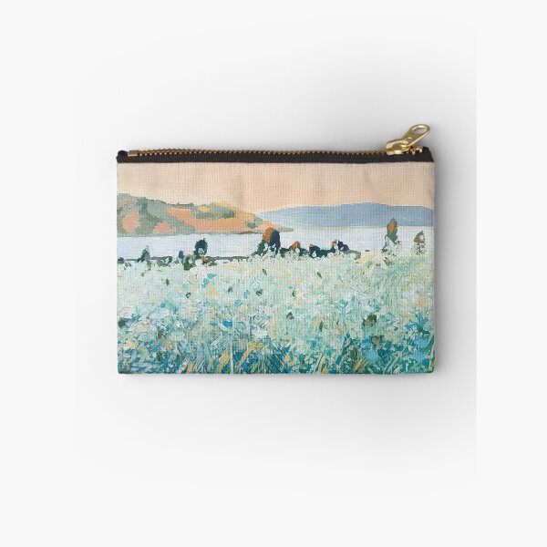 Item preview, Bay View Landscape Painting Cottagecore Art designed and sold by Claire Whitehead.