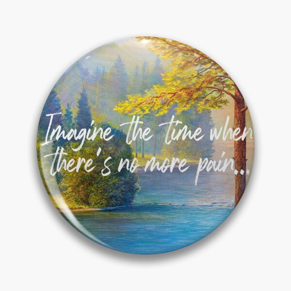 Item preview, Imagine the Time When there is No More Pain designed and sold by Paper Bee Gift Shop.
