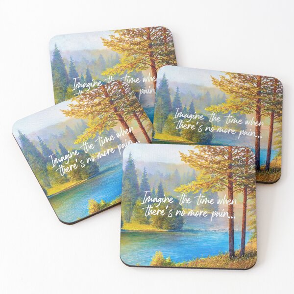 Item preview, Imagine the Time When there is No More Pain designed and sold by Paper Bee Gift Shop.
