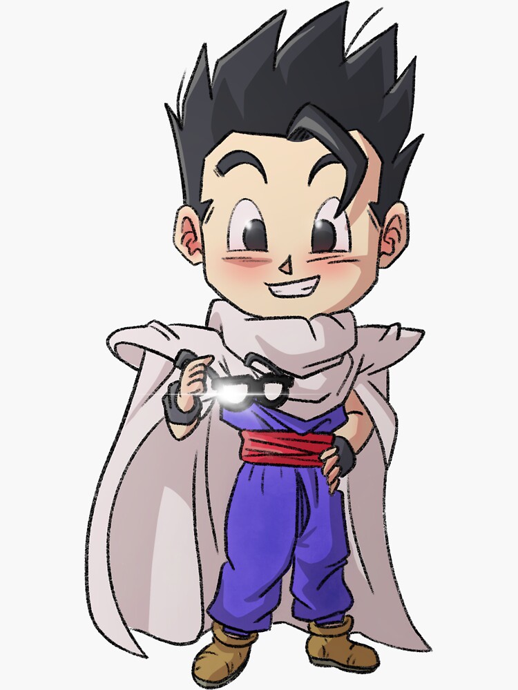 "Gohan Super Hero Outfit" Sticker for Sale by hectoons Redbubble