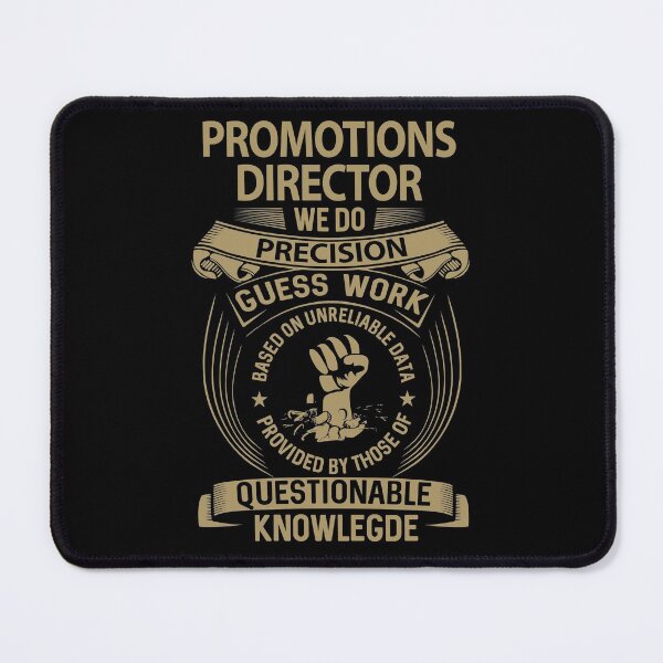 Artikelvorschau, Promotions Director T-Shirt - We Do Precision Job Gift Item Tee entworfen und verkauft von smueller39.