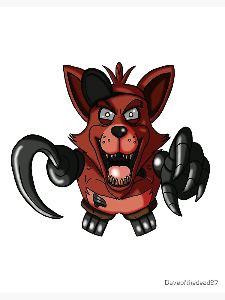 Stylized Foxy Jumpscare : r/fivenightsatfreddys