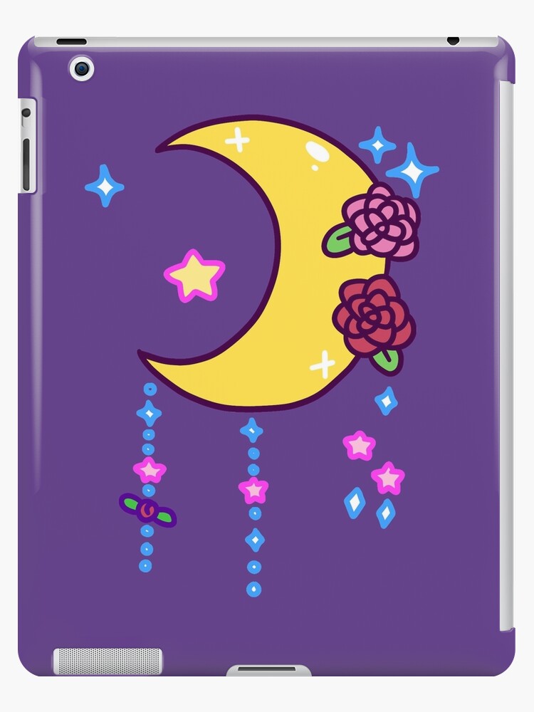 Flowery Crescent Moon | iPad Case & Skin