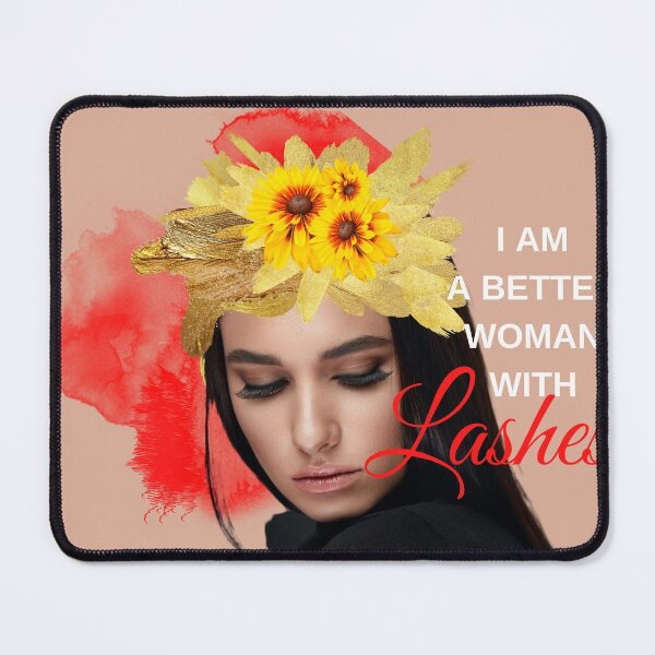 Item preview, I'm a Better Woman with Lashes designed and sold by casaluma-arts.