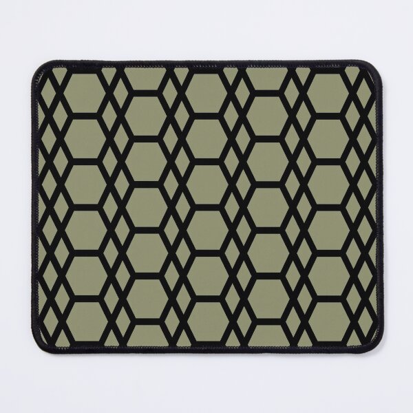 Item preview, Black and Green Tessellation Line Pattern 13 Pairs DE 2022 Trending Color Desert Sage DET505 designed and sold by ColorOfTheYears.