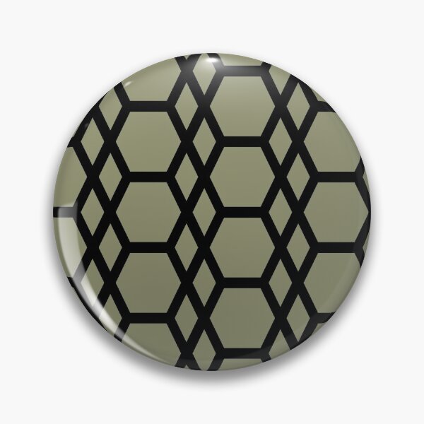 Item preview, Black and Green Tessellation Line Pattern 13 Pairs DE 2022 Trending Color Desert Sage DET505 designed and sold by ColorOfTheYears.