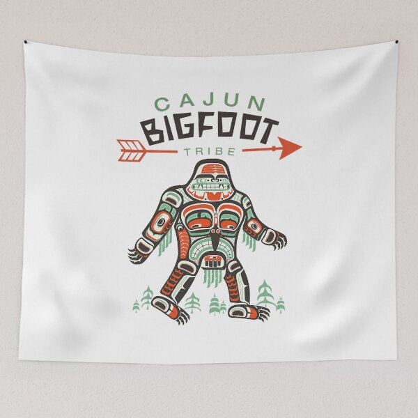 Item preview, Cajun Bigfoot Tribe Louisiana Tribal Sasquatch designed and sold by danieljames11.