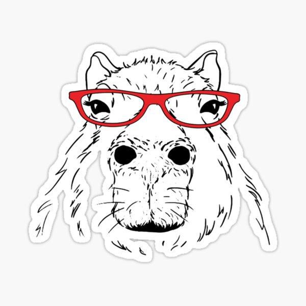 "Capybara " Sticker for Sale by CapybaraPrints Redbubble