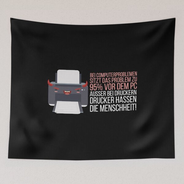 Item preview, Printers hate humanity! designed and sold by PlatonisDesign.