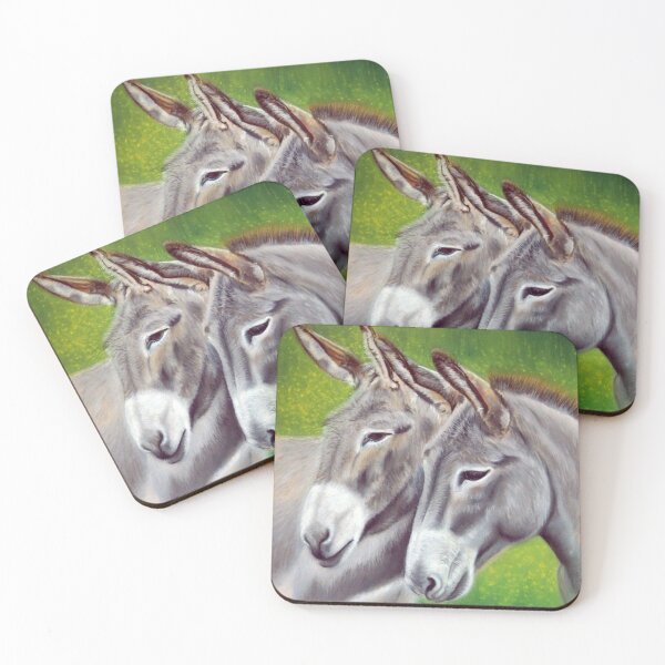 Item preview, Two gray donkeys designed and sold by SylvieG18.