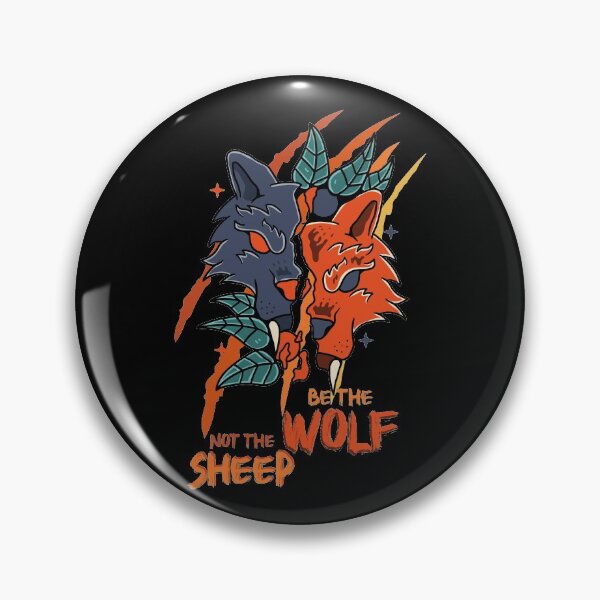 Item preview, Be The Wolf Not The Sheep, Motivational quote  designed and sold by SweetbeStore.