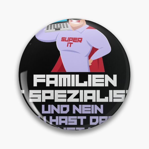 Artikelvorschau, Familien IT Spezialist lustig Spruch entworfen und verkauft von PlatonisDesign.