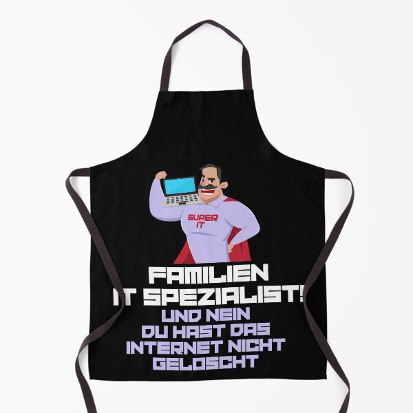 Artikelvorschau, Familien IT Spezialist lustig Spruch entworfen und verkauft von PlatonisDesign.