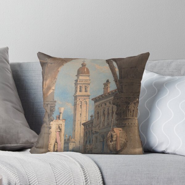 Item preview, Samuel Prout  San Giorgio dei Greci, Seen from an Arcade, 1824/1829 European town designed and sold by bonumagit.