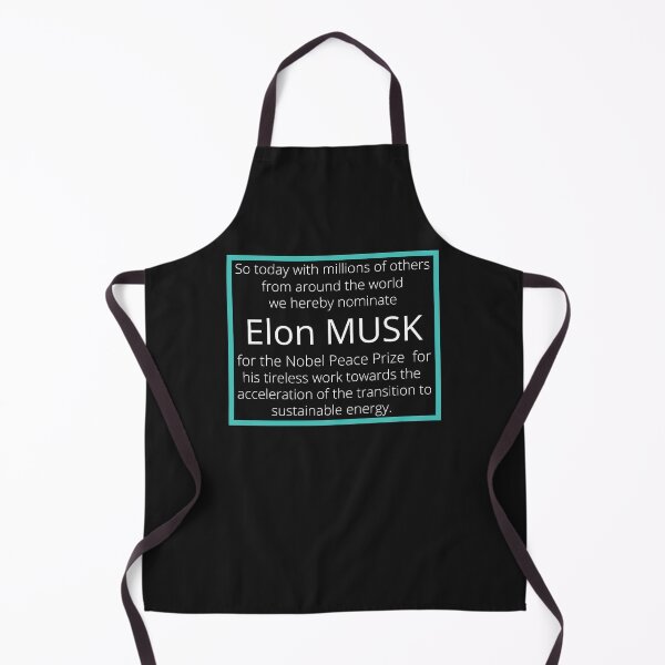 Item preview, Nobel prize nomination for Elon Musk. designed and sold by wildwesdesigns.