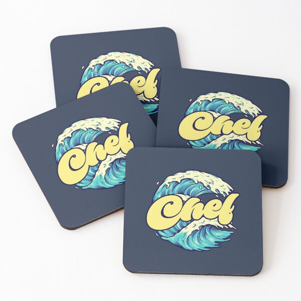 Item preview, Chef - Blue Ocean Wave designed and sold by Chubuter.