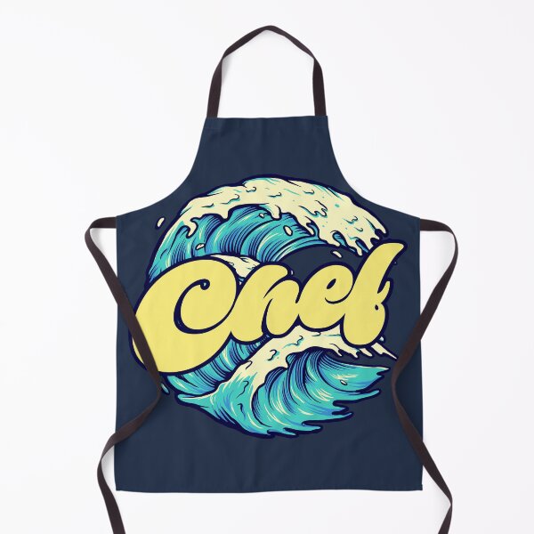 Item preview, Chef - Blue Ocean Wave designed and sold by Chubuter.