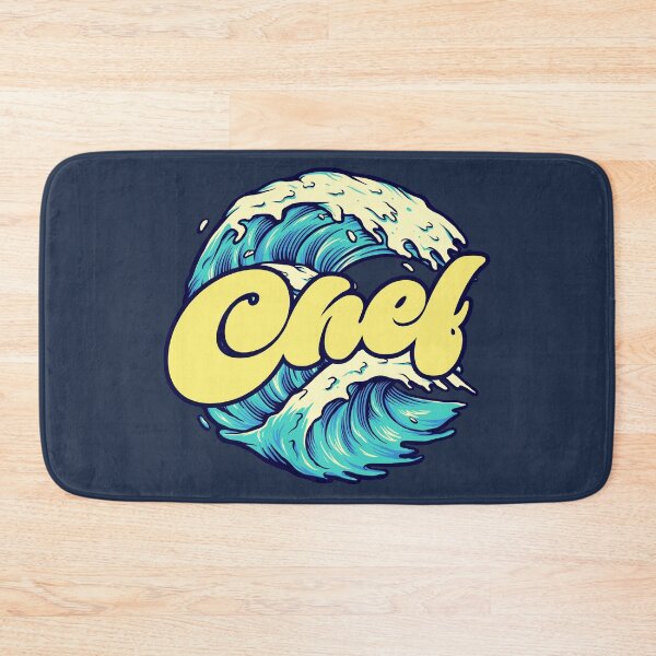 Item preview, Chef - Blue Ocean Wave designed and sold by Chubuter.