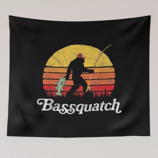 Item preview, Bassquatch Funny Bigfoot Fishing Outdoor designed and sold by danieljames11.