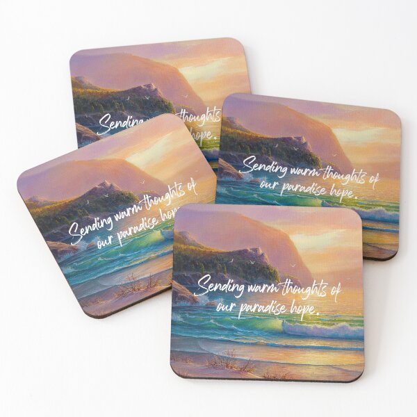 Item preview, Sending Warm Thoughts of Our Paradise Hope designed and sold by Paper Bee Gift Shop.
