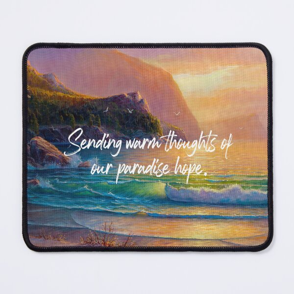 Item preview, Sending Warm Thoughts of Our Paradise Hope designed and sold by Paper Bee Gift Shop.