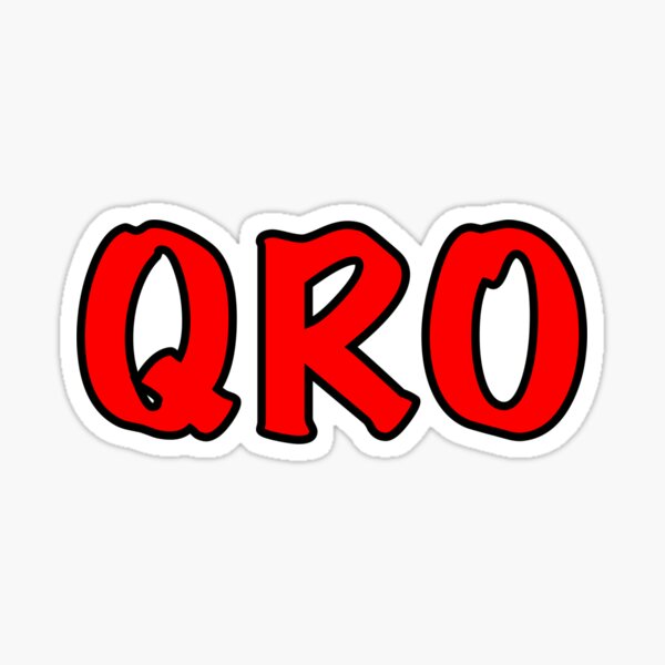 QRO High Power Amateur Radio Sticker