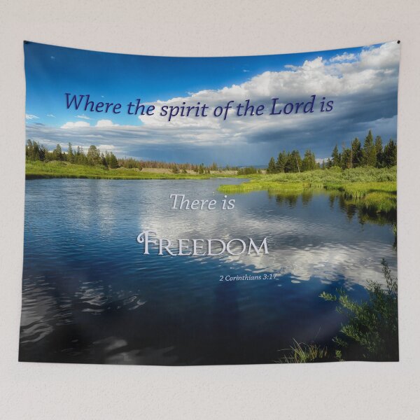 Item preview, The Spirit of the Lord brings Freedom designed and sold by Kathy Weaver.