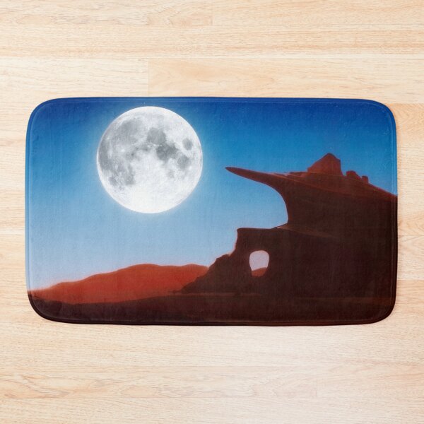 Item preview, Alien Planet Landscape Red Cliff with Moon designed and sold by orionlodubyal.
