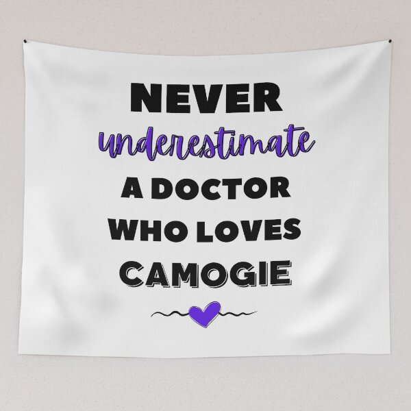 Item preview, Never underestimate a doctor who loves camogie designed and sold by TheGreenGoat.
