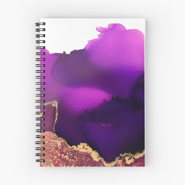 Item preview, Purple + Gold Alcohol Ink   designed and sold by MoCraftsCo.