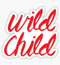 Wild Child (Red) Sticker