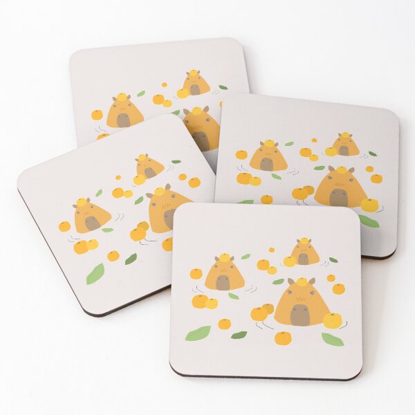 Item preview, Capybara Bath wiht Yuzu   designed and sold by CapybaraPrints.