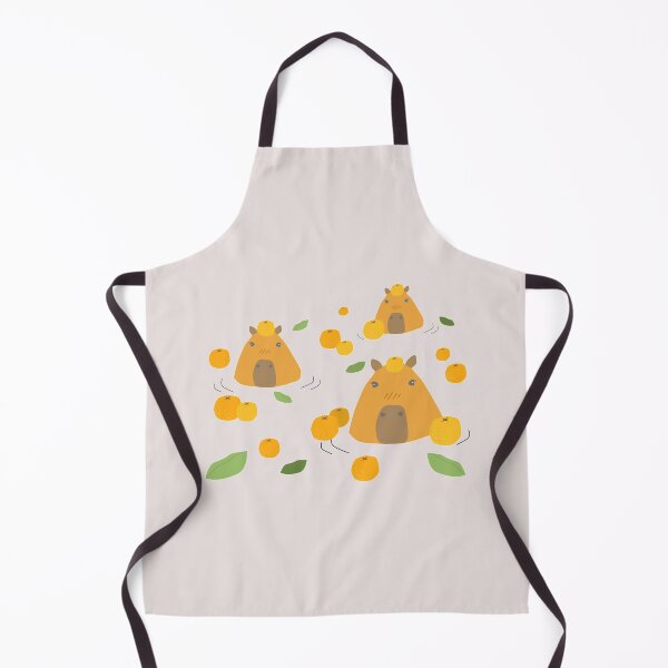 Item preview, Capybara Bath wiht Yuzu designed and sold by CapybaraPrints.