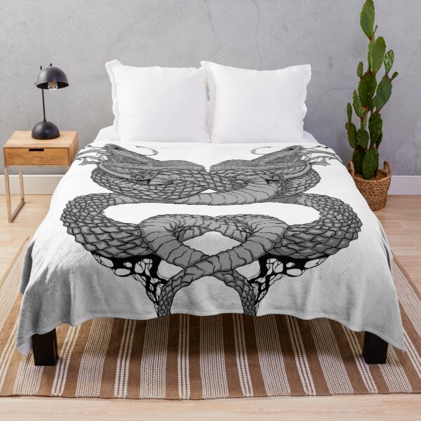 Item preview, Venomous Snake B&W designed and sold by ElipseArt.