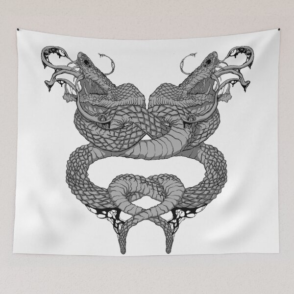 Item preview, Venomous Snake B&W designed and sold by ElipseArt.
