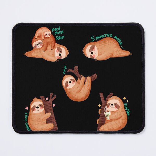 Item preview, sloth sticker pack - sloth designed and sold by art-and-sticker.