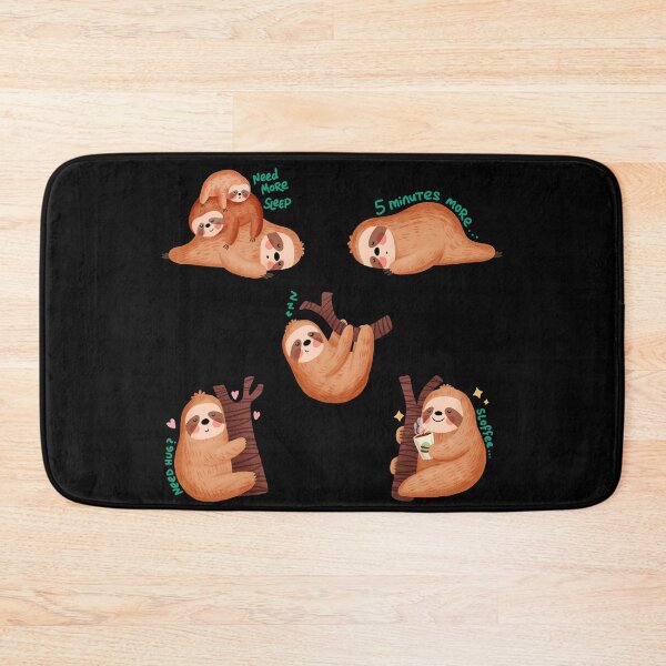 Item preview, sloth sticker pack - sloth designed and sold by art-and-sticker.